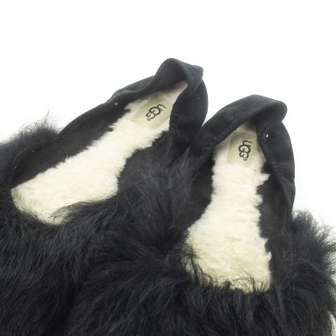 アグ UGG JEANIE FLUFF FLAT バレエシューズ フラットシューズ シープ