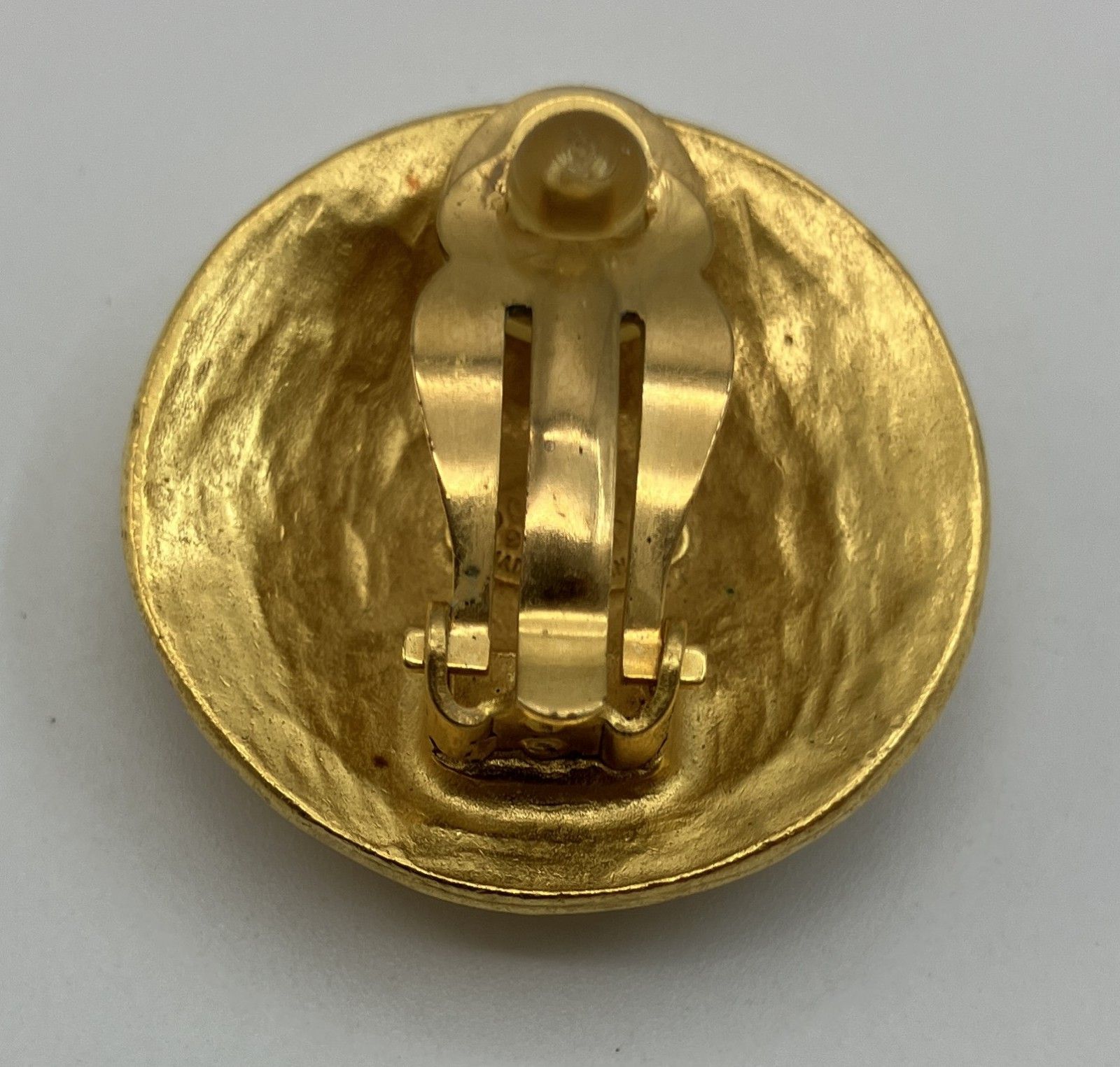 CHANEL シャネル 96A イヤリング 直径2.8cm 片耳 クリップ式