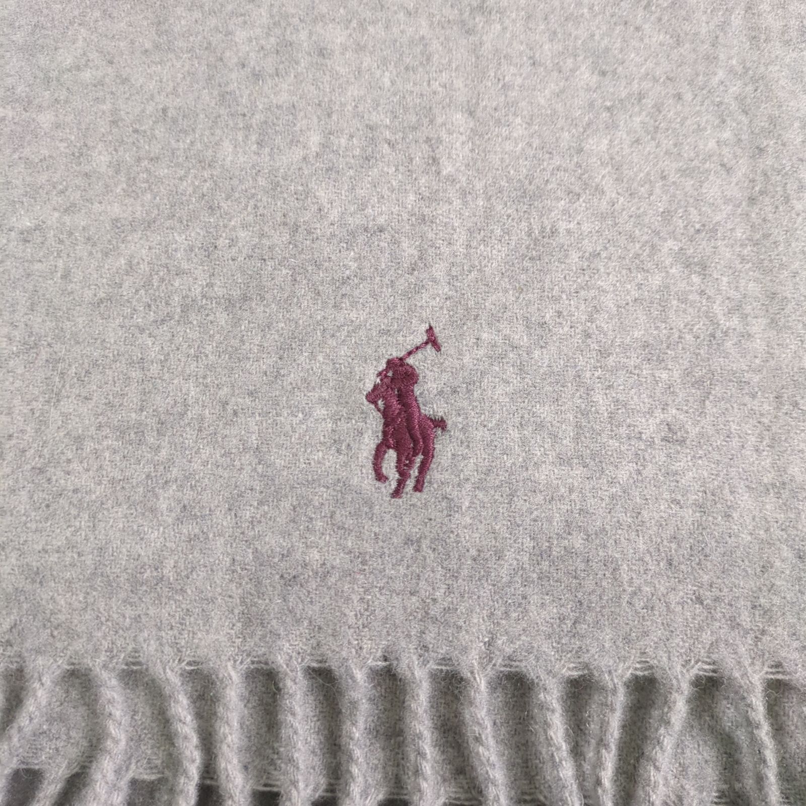 【美品タグ付】ポロラルフローレンイタリア製マフラーウール100% 美品タグ付】ポロラルフローレンイタリア製マフラーウール100% 楽天