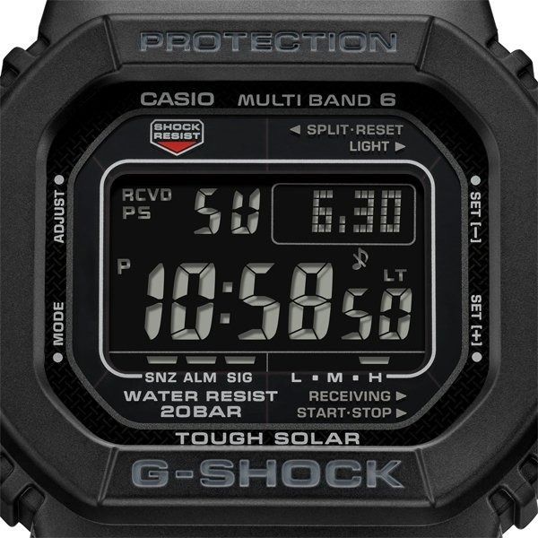 CASIO Gショック 電波 ソーラー オールブラック GW-M5610U-1B g-shock