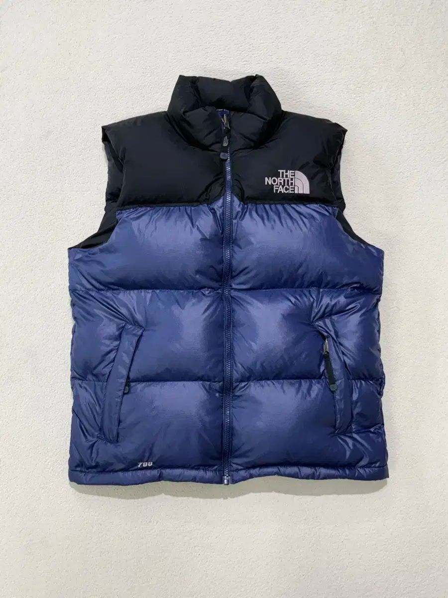 THE NORTH FACE ザノースフェイス 700 Nuptse ヌプシ ダウンベスト 90 ー 95 ネイビー
