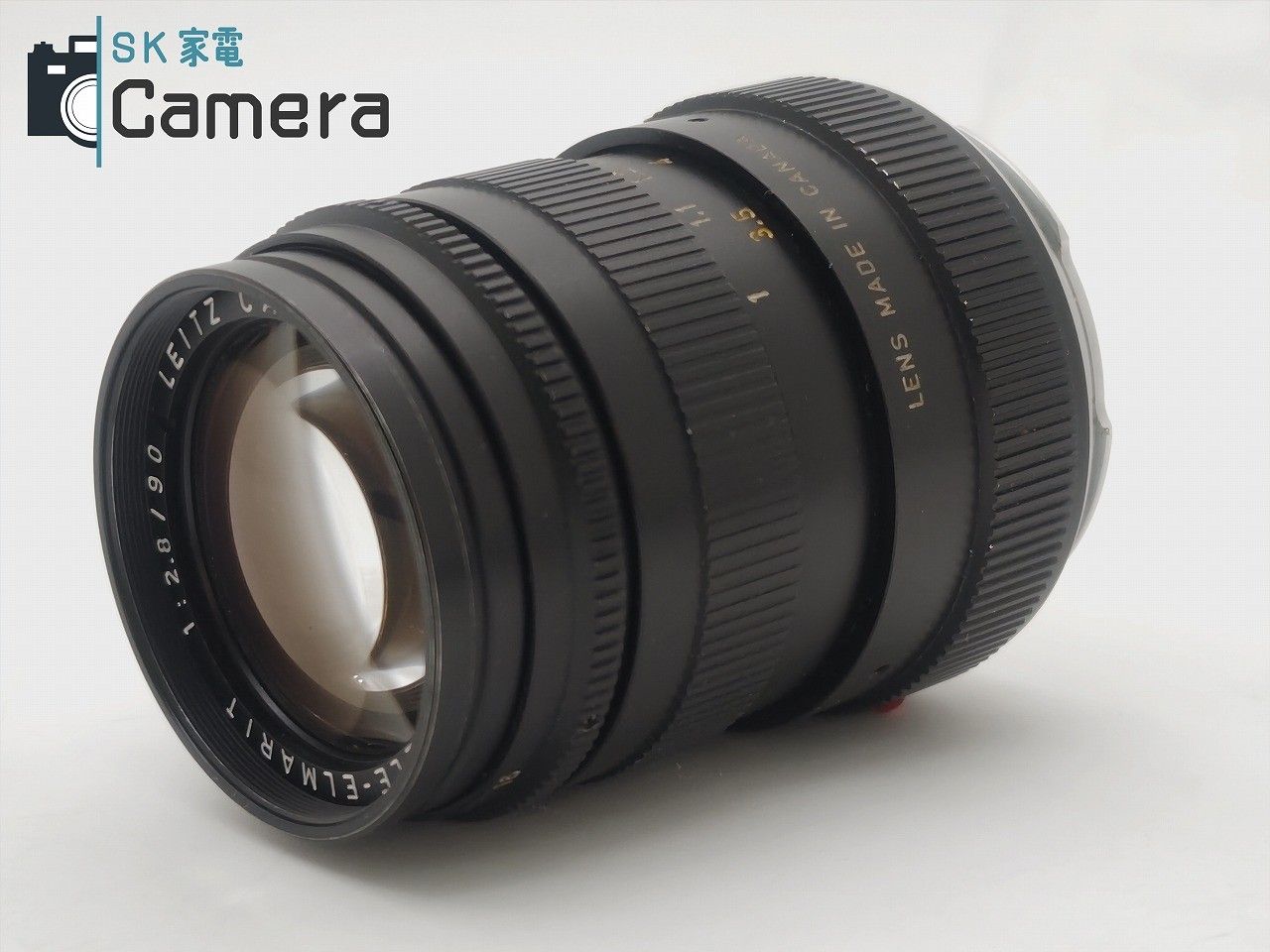 【中古】  LEITZ CANADA TELE-ELMARIT 90ｍｍ F2.8 Mマウント 2024年8月清掃 ライカ LEICA エルマリート