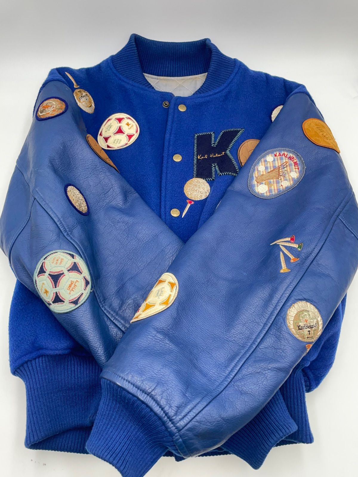 CS1935 カールヘルム スタジャン 90s フルデコ 10thアニバーサリー 袖