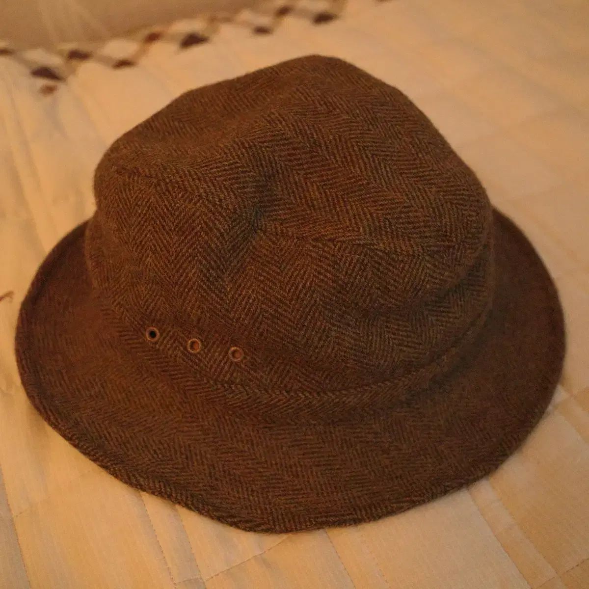 RRL ハリングボーン ツイード バケットハット L XL