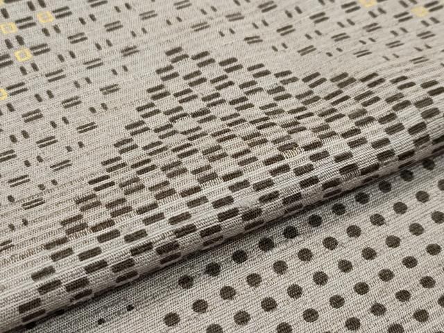 平和屋本店□極上 インド・アッサム 野蚕糸 手織 ムガシルク 訪問着 仮  