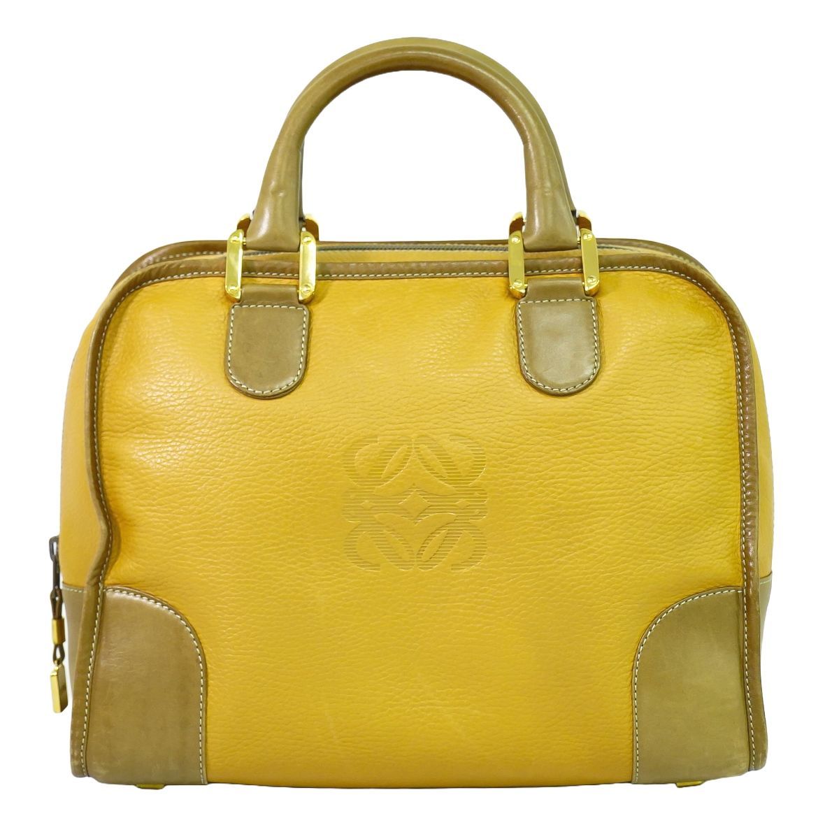 本物 ロエベ LOEWE アマソナ 32 アナグラム ハンドバッグ ミニ  