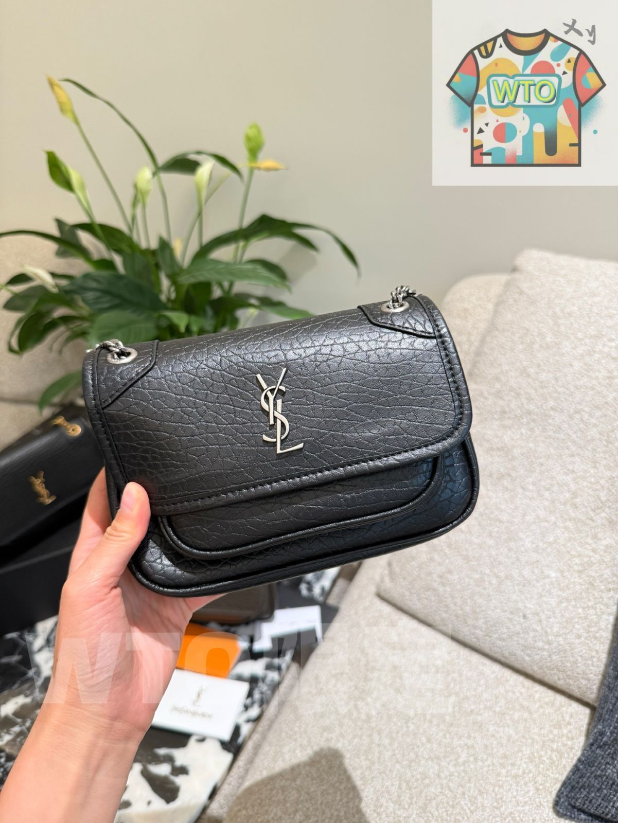 今日WTO】Chloe Niki Mini Leather Bag クロエ ニキ ミニ レザー