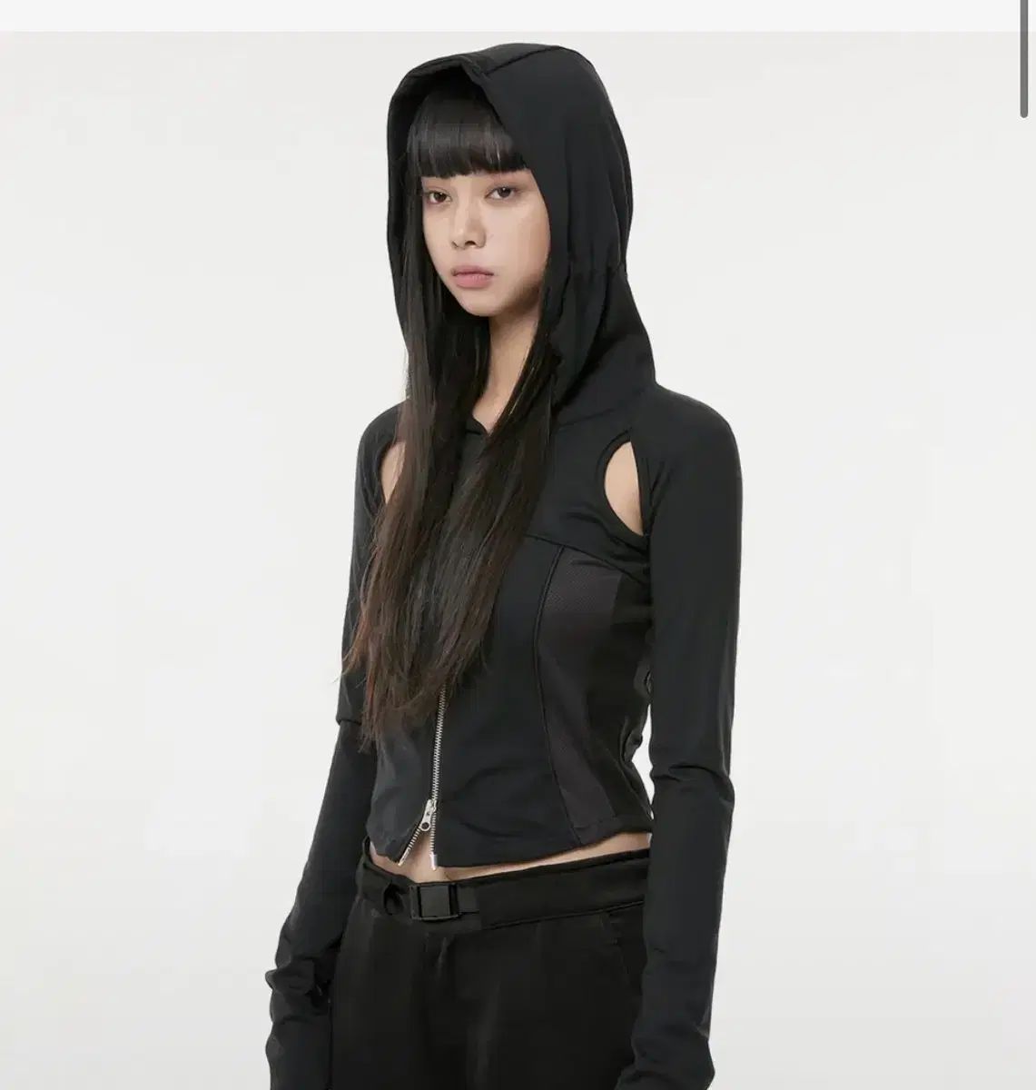 FLAREUP フ アップ 19 Division Cut ー out Hooded Zip up