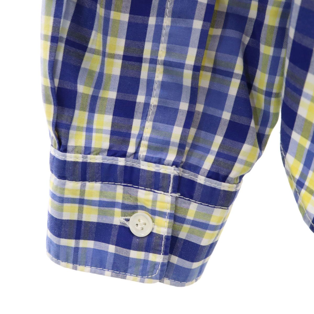COMME des GARÇONS HOMME 長袖シャツ チェック 田中オム コムデギャルソンオムCOMME des GARCONS HOMME チェックシワ加工