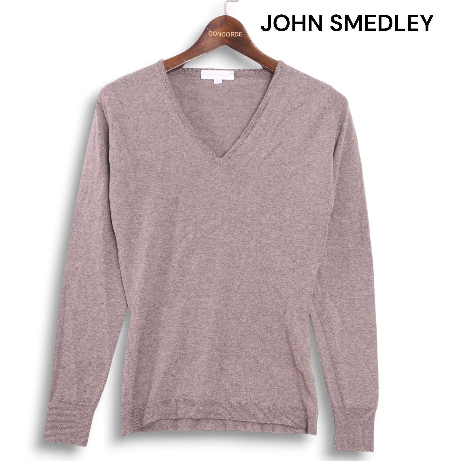 英国製☆ JOHN SMEDLEY ジョンスメドレー 秋冬 NZメリノ ウール100
