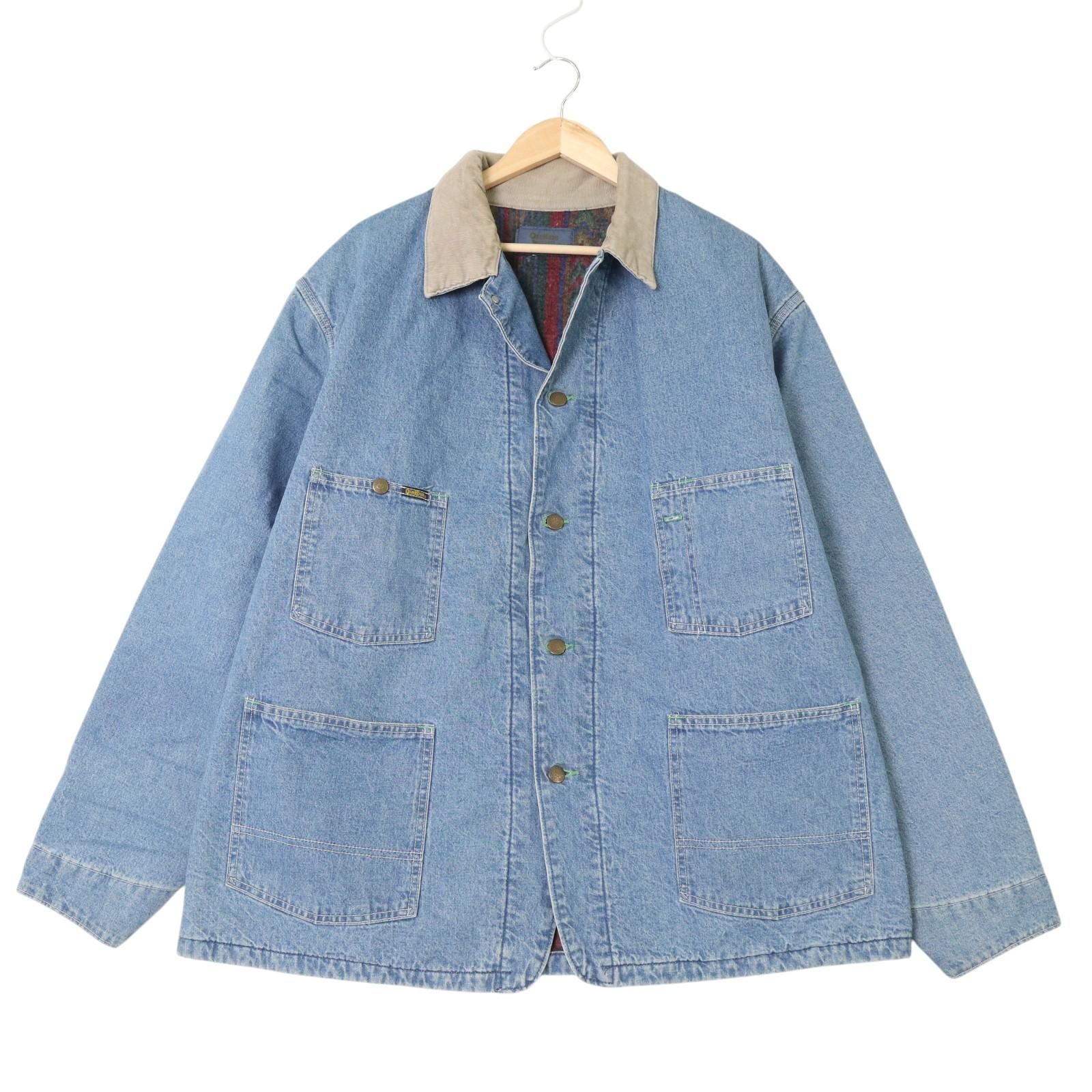 90年代 OSHKOSH オシュコシュ デニム カバーオール ブルー (メンズ XL