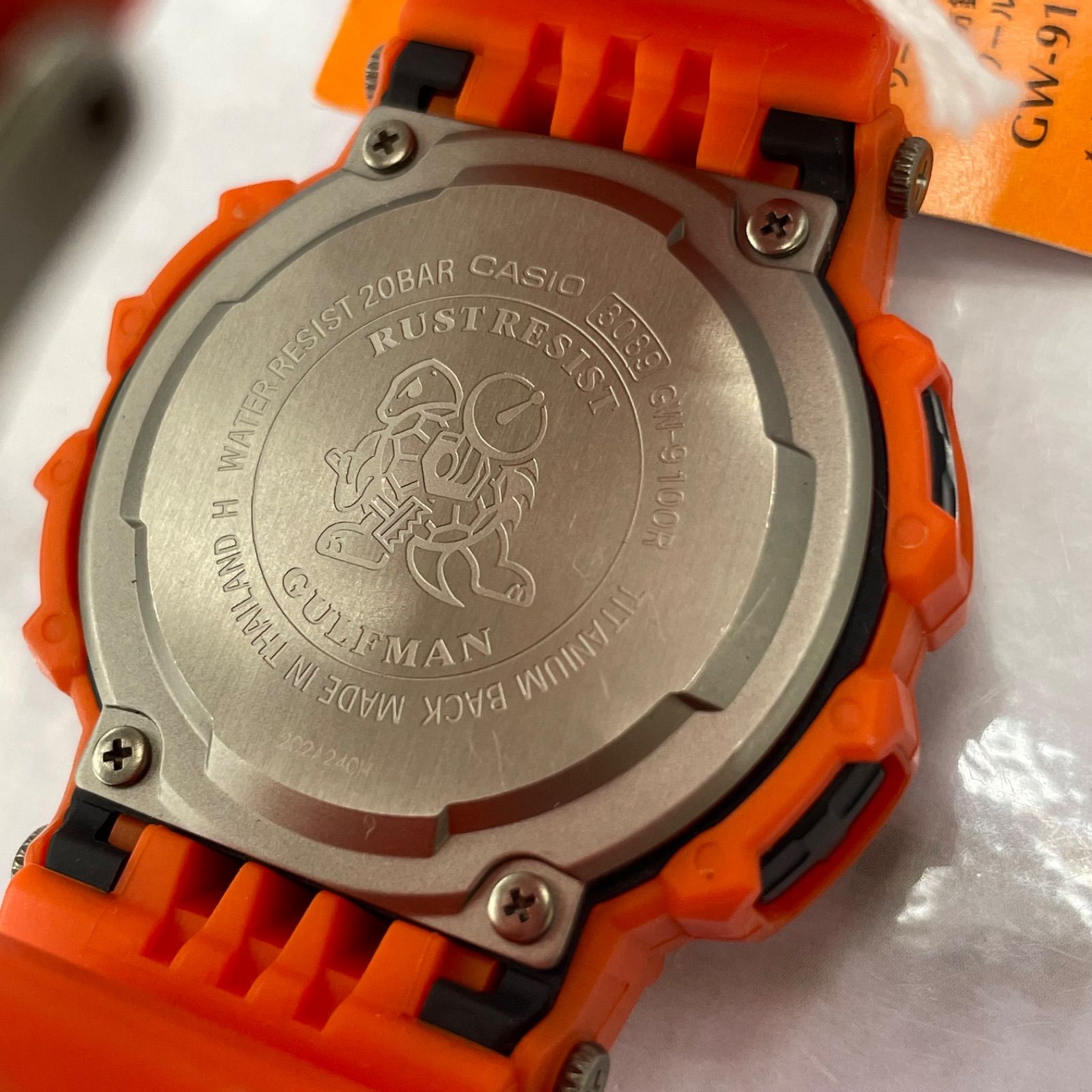 中古美品】CASIO カシオ G-SHOCK ジーショック GW-9100R-4JF