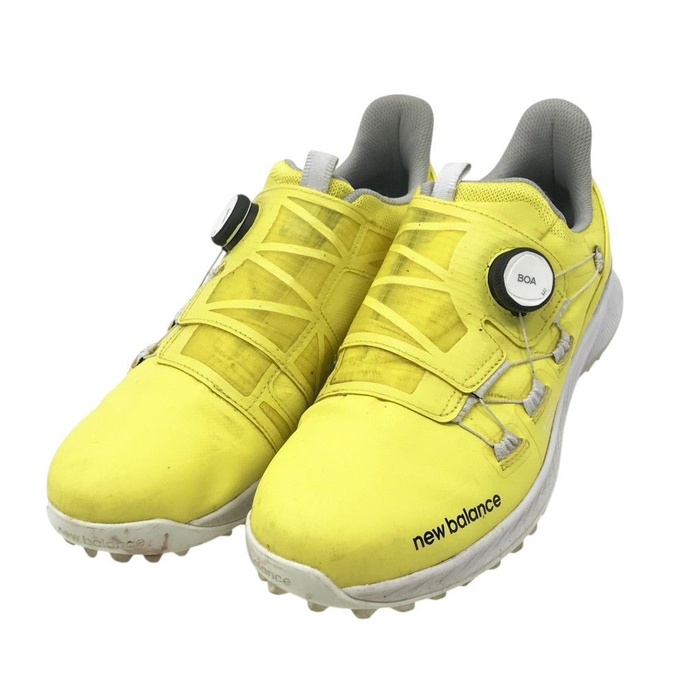 NEW BALANCE GOLF ニューバランス UGH1001Y 2025年モデル スパイクレスゴルフシューズ イエロー系 27 240101548784 ゴルフウェア メンズ ストスト