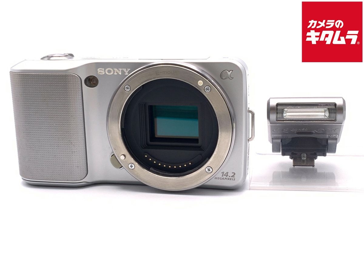 並品 ソニー α NEX-3 ボディ シルバー