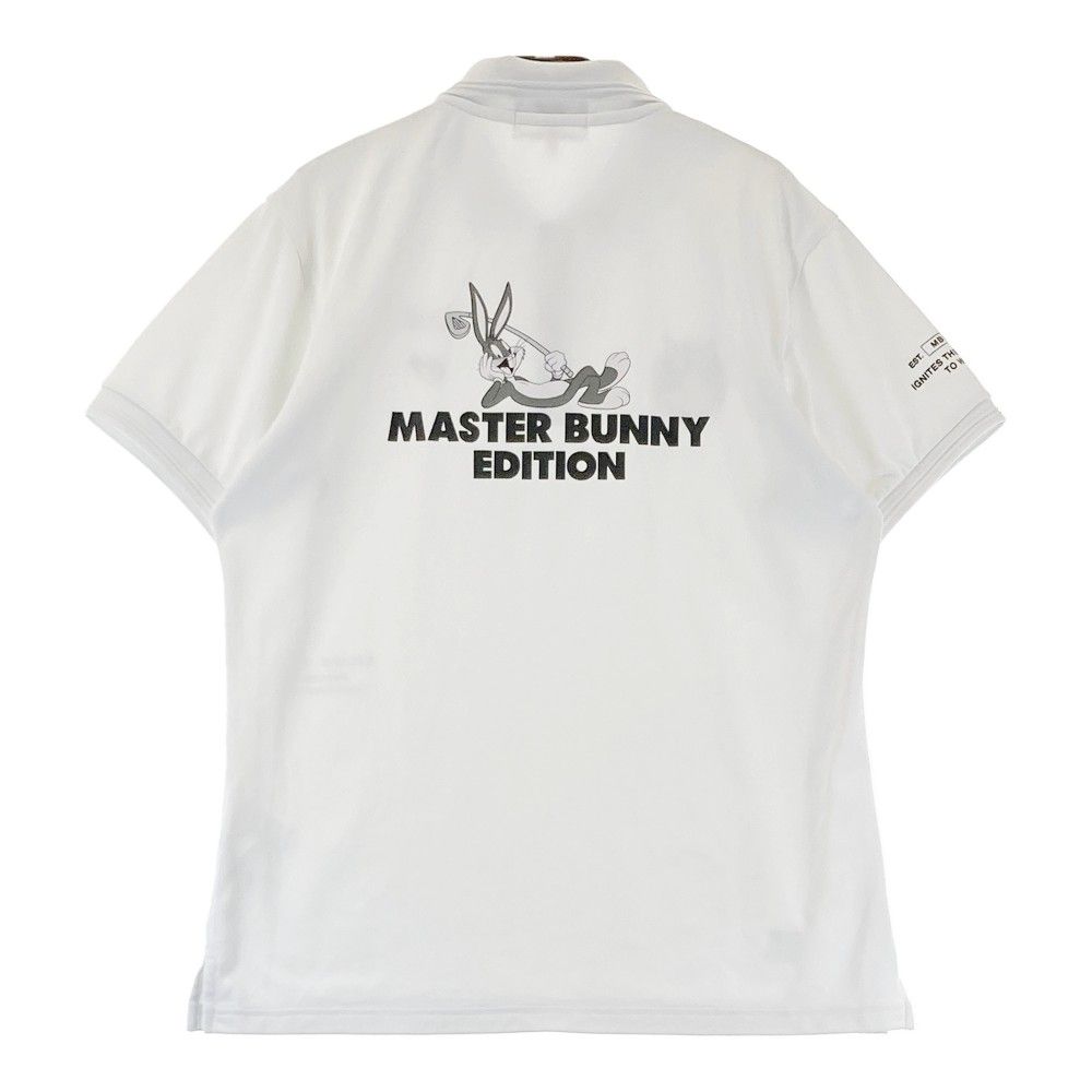 サイズ：5 MASTER BUNNY EDITION マスターバニーエディション ×LOONEY TUNES 2023年モデル 半袖ポロシャツ  ホワイト系 [240101267515]# ゴルフウェア メンズ ストスト - メルカリ