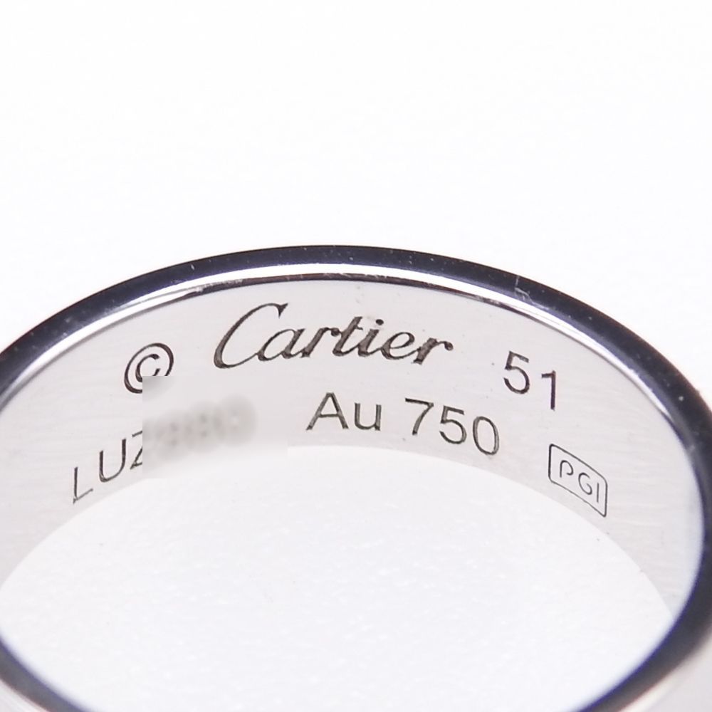 新品仕上げ〔正規品〕750 K18WG カルティエ Cartier ペアリング ラブリング 約18.5号 #59 約11号強 #51 ジュエリー 指輪  ホワイトゴールド - メルカリ