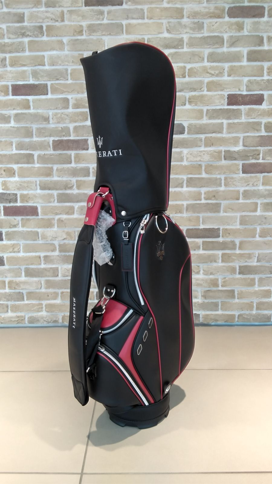 Maserati マセラティ 純正キャディバッグ ゴルフバッグ 未使用