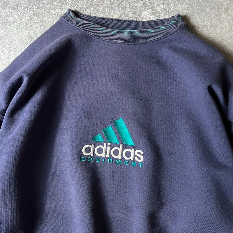 90s adidas アディダス トッテナム ビンテージスウェット 茄子紺 adidas（アディダス）の「【ヴィンテージ古着】90's adidas