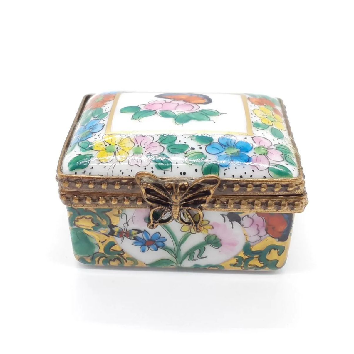 LIMOGES リモージュボックス フランス エナメル ハンドペイント 小物