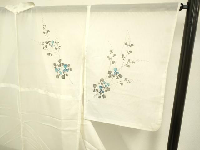 平和屋着物＊夏物 訪問着 絽 地紙花文 洗える着物 未使用