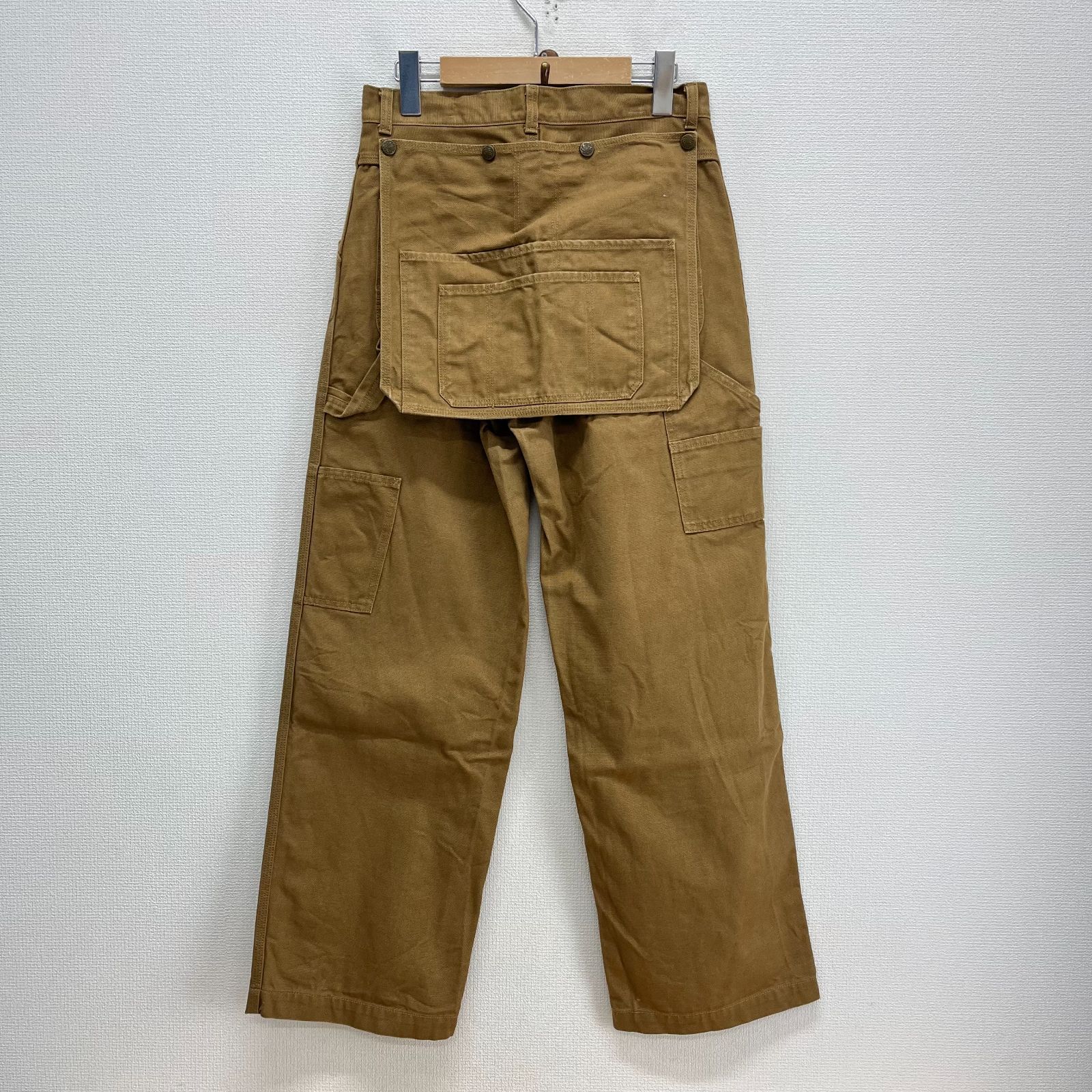 HOUSTON ヒューストン 10018 DUCK APRON DENIM PAINTER PANTS ダック ペインターパンツ ワークパンツ 30 10129120