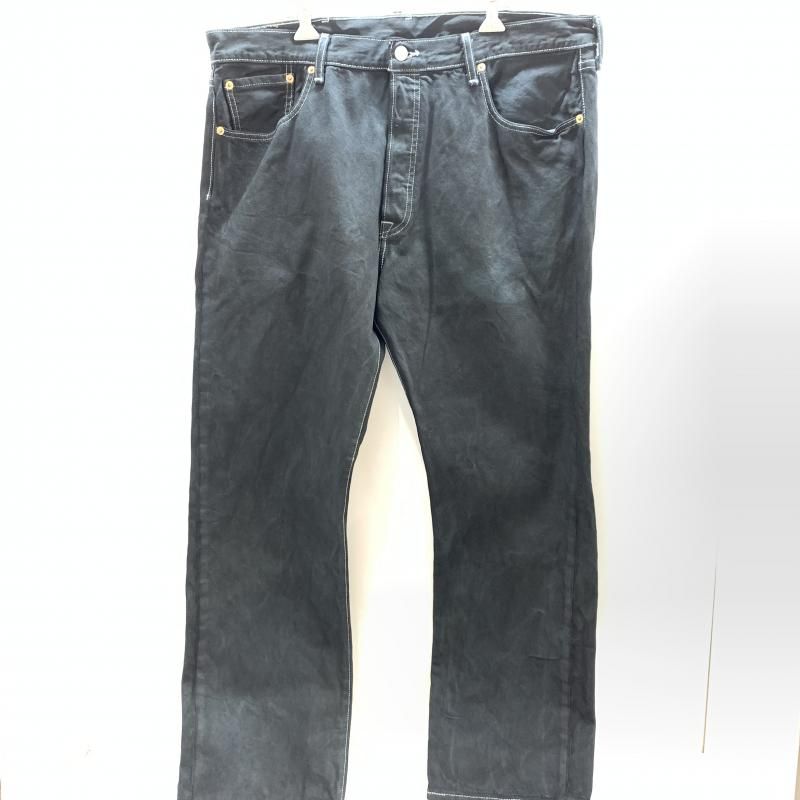 【中古】ｵｰﾙﾄﾞLEVI'S 501 W38 L30 後染デニムパンツ ブラック リーバイス[92]