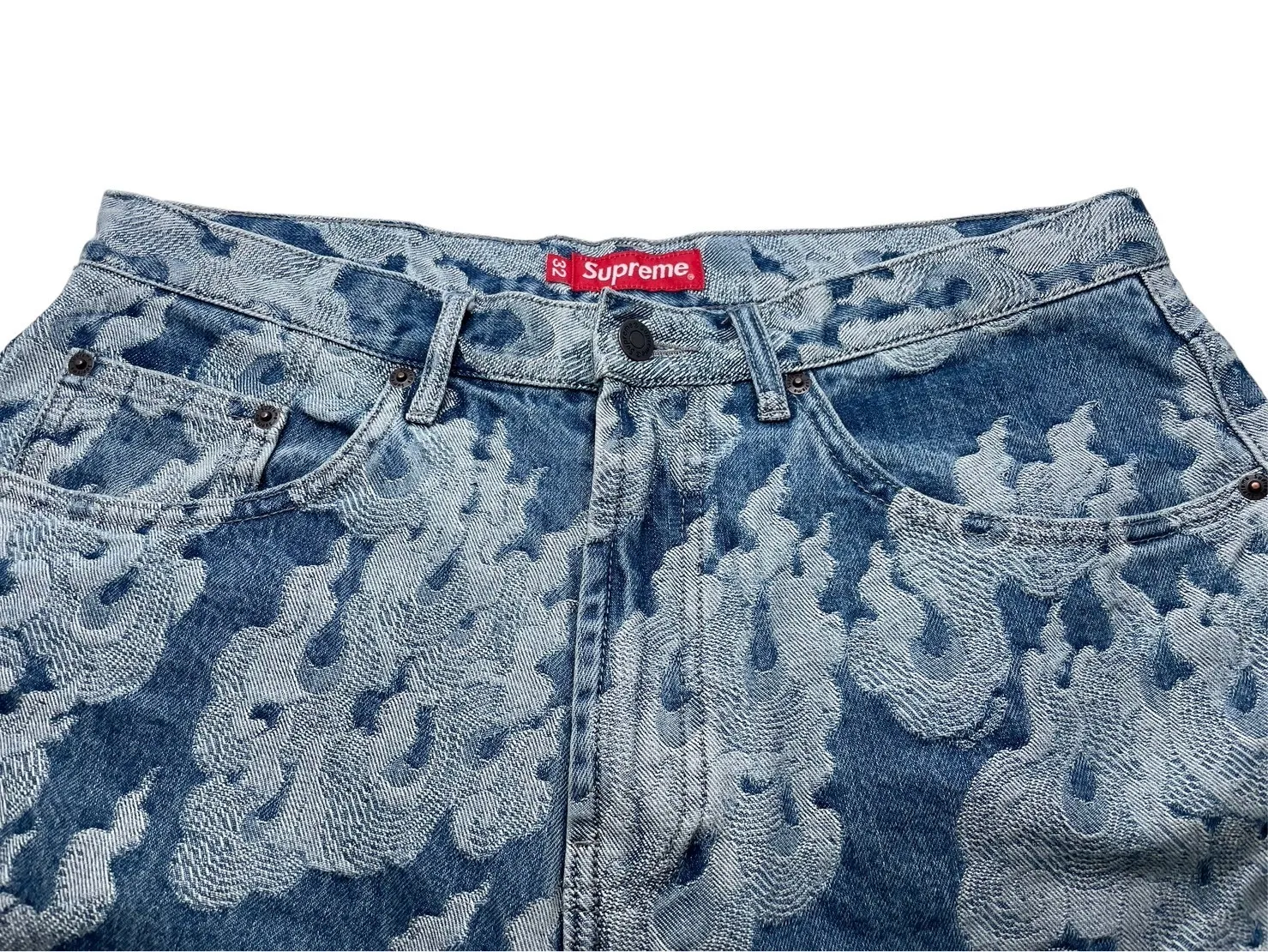 極美品 Supreme シュプリーム ショートパンツ フレイムス ジャ