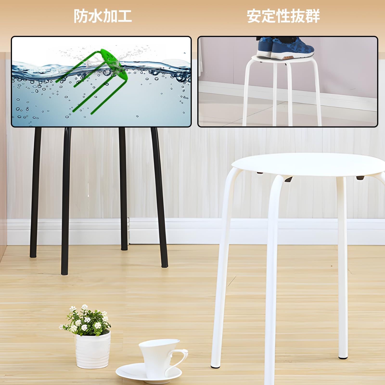 数量 軽量 通気 会議室 頑丈 組み立て不要 金属製 展覧会 持ち運び便利 積み重ね 丸椅子 相談室 パイプ椅子 パイプ椅子 スタッキングスツール 6色展開 ミーティング パイプスツール オフィススツール 幅30X奥行30X高さ45cm 6脚セット 丸