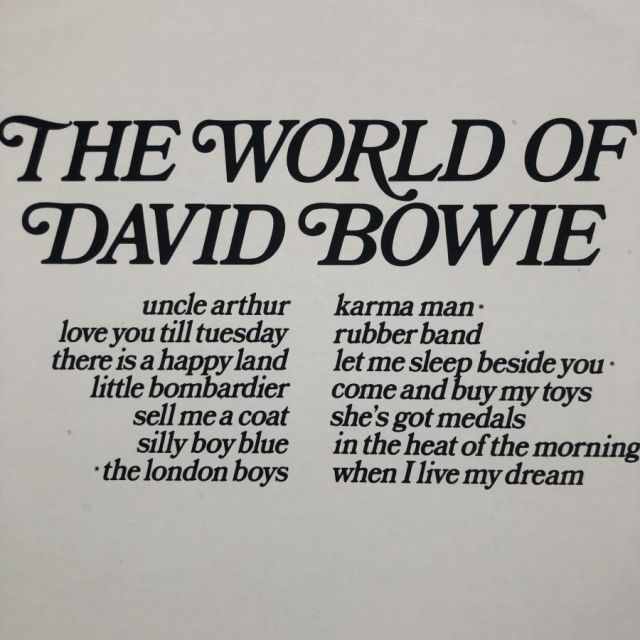 レコード 傷なし美盤 1970年 レア豪州盤 デビッド・ボウイ David Bowie