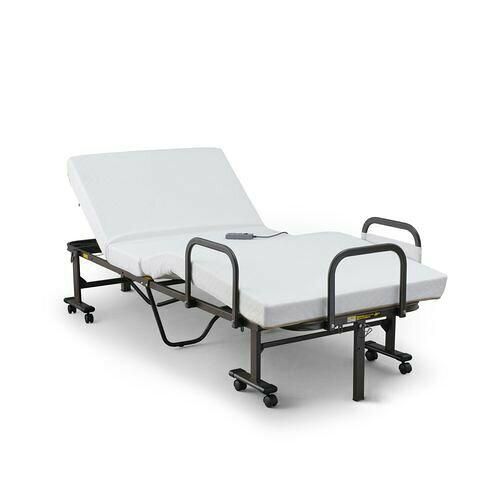 5営業日で発送 IRISOHYAMA アイリスオーヤマ アイリスオーヤマ ベッド 電動リクライニングベッド 折りたたみ ボタン操作かんたん 点で支える プロファイルウレタン
