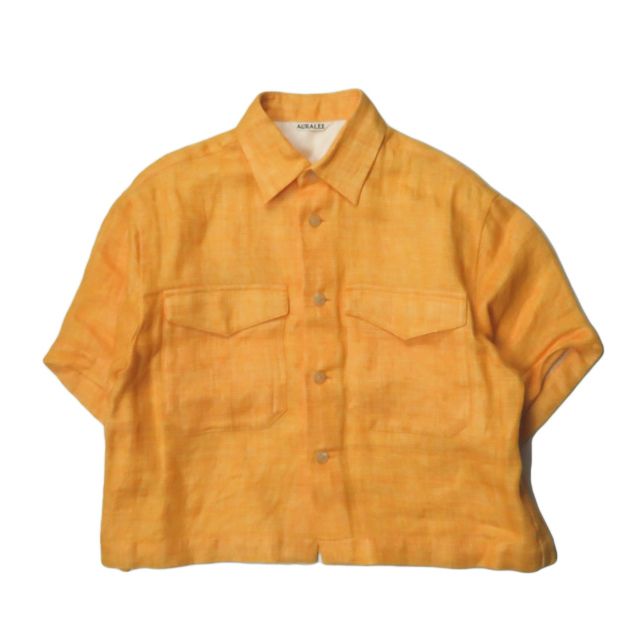 オーラリー 20SS リネンダブルフェイスハーフスリーブシャツ 楽天市場】AURALEE / オーラリー | 2020SS | LINEN DOUBLE FACE HARF