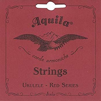 【中古】(未使用･未開封品)　【Aquila】ウクレレ弦 Low-G セット RED AQR-TRW 88U (アクイラ ナイルガット弦 レッド テナー用 ロウジー) v1yptgt