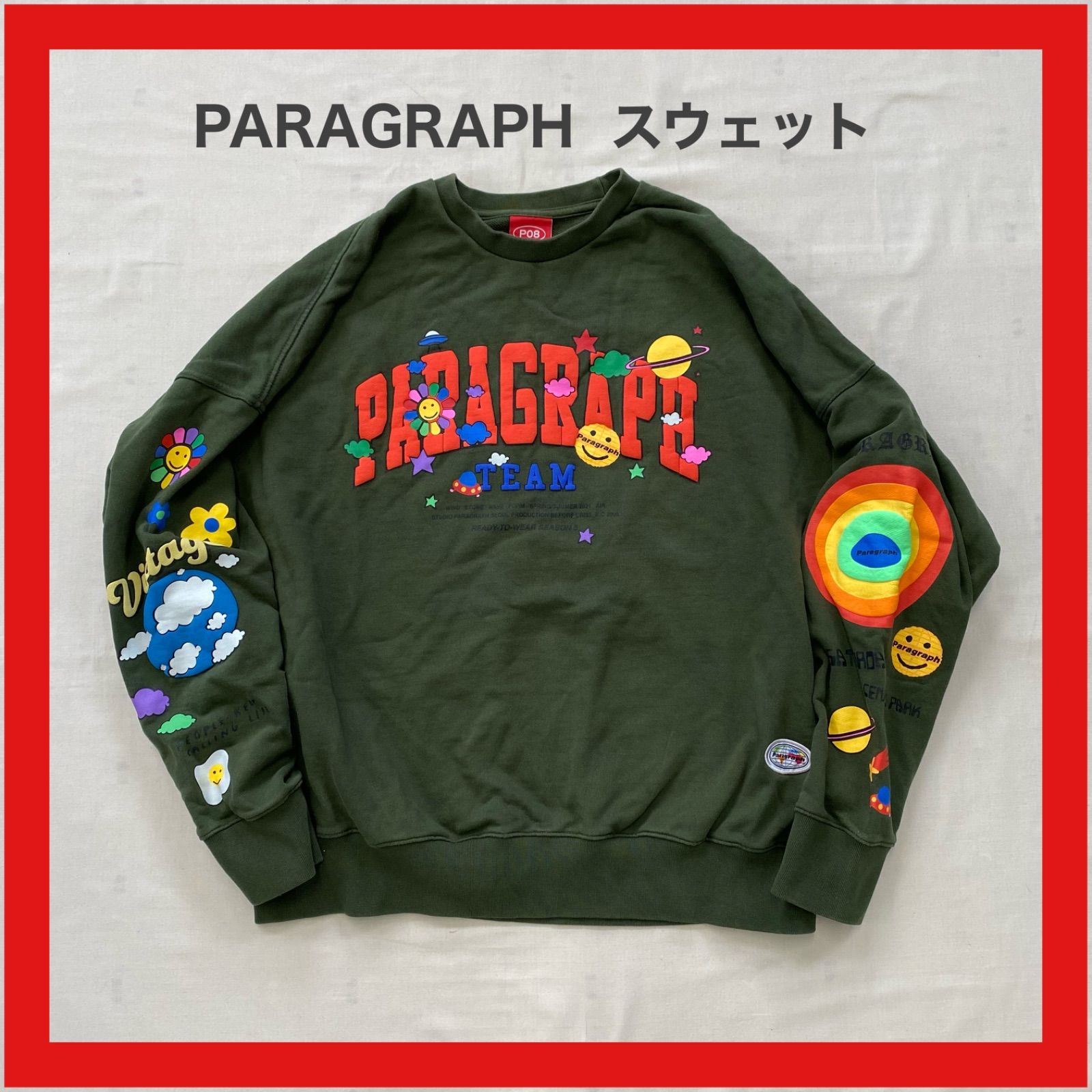 PARAGRAPH⁄21FW カラフルハッピー トレーナースウェット – YOLOCED 
