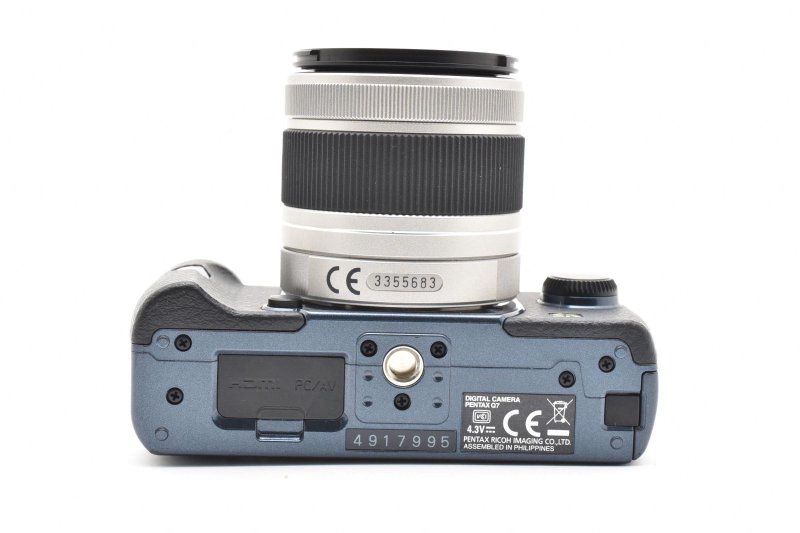 シャッター数 231回】 ペンタックス Pentax Q7 メタルネイビー