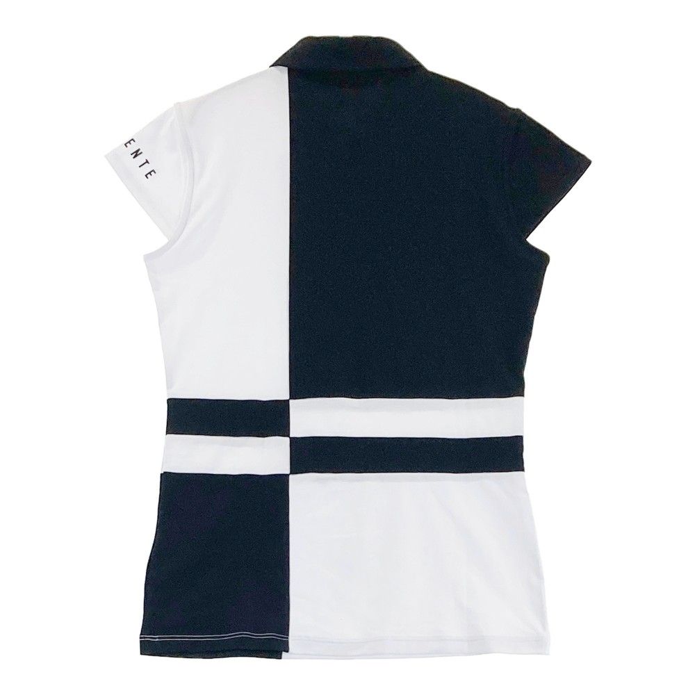 サイズ L DESCENTE GOLF デサントゴルフ 半袖ポロシャツ ブラック系 240101447688 ゴルフウェア レディース ストスト