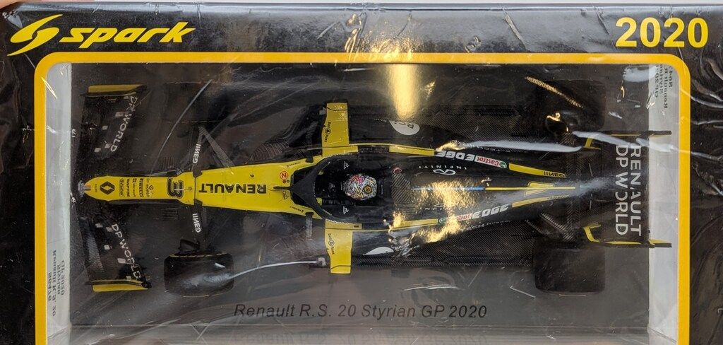 Spark model 1 43 Renault R S 20 No 3 DP World F Team 8 th Styrian GP 2020