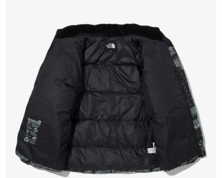 THE NORTH FACE ダウンジャケット ペイズリー ホワイトレーベル - メルカリ