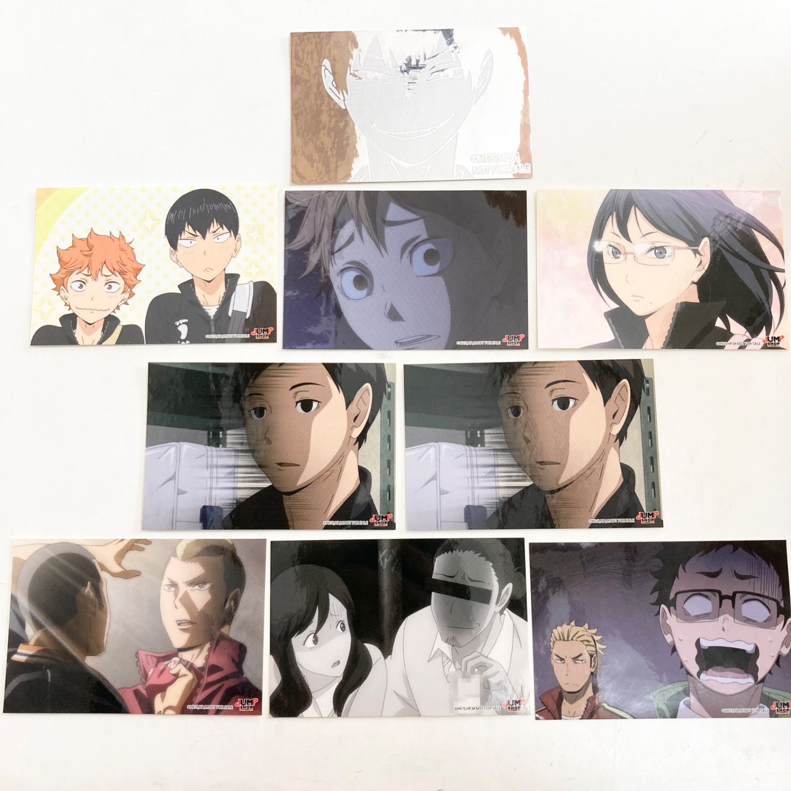 ハイキュー 烏野3年生ステッカー ジャンプキャラクターストア特典 ハイキュー 烏野3年生ステッカー ジャンプキャラクターストア特典