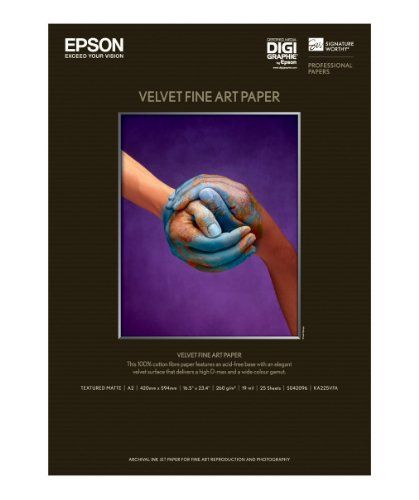5営業日で発送 EPSON エプソン Velvet Fine Art Paper KA225VFA KA225VFA