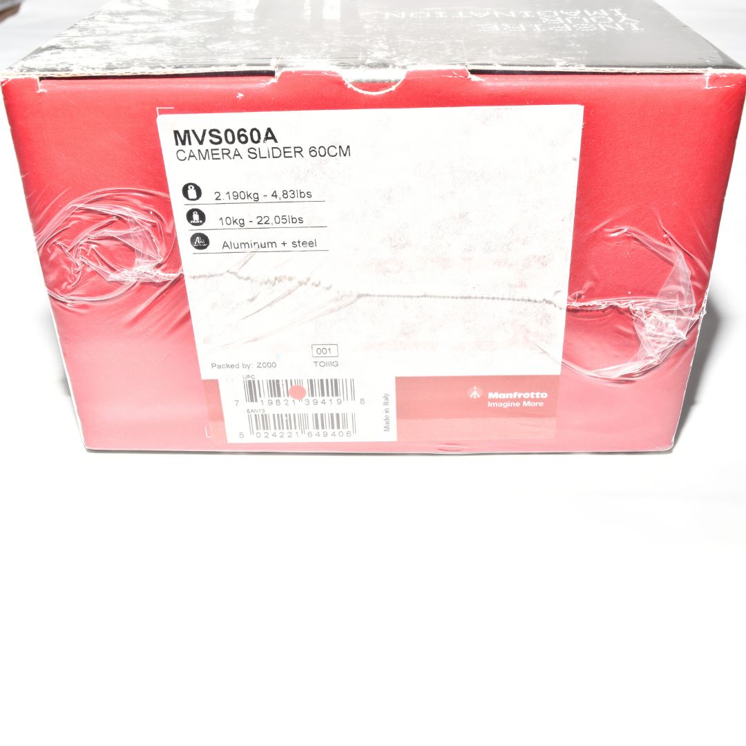 新品未開封】カメラスライダー60cm manfrotto MVS060A - メルカリ