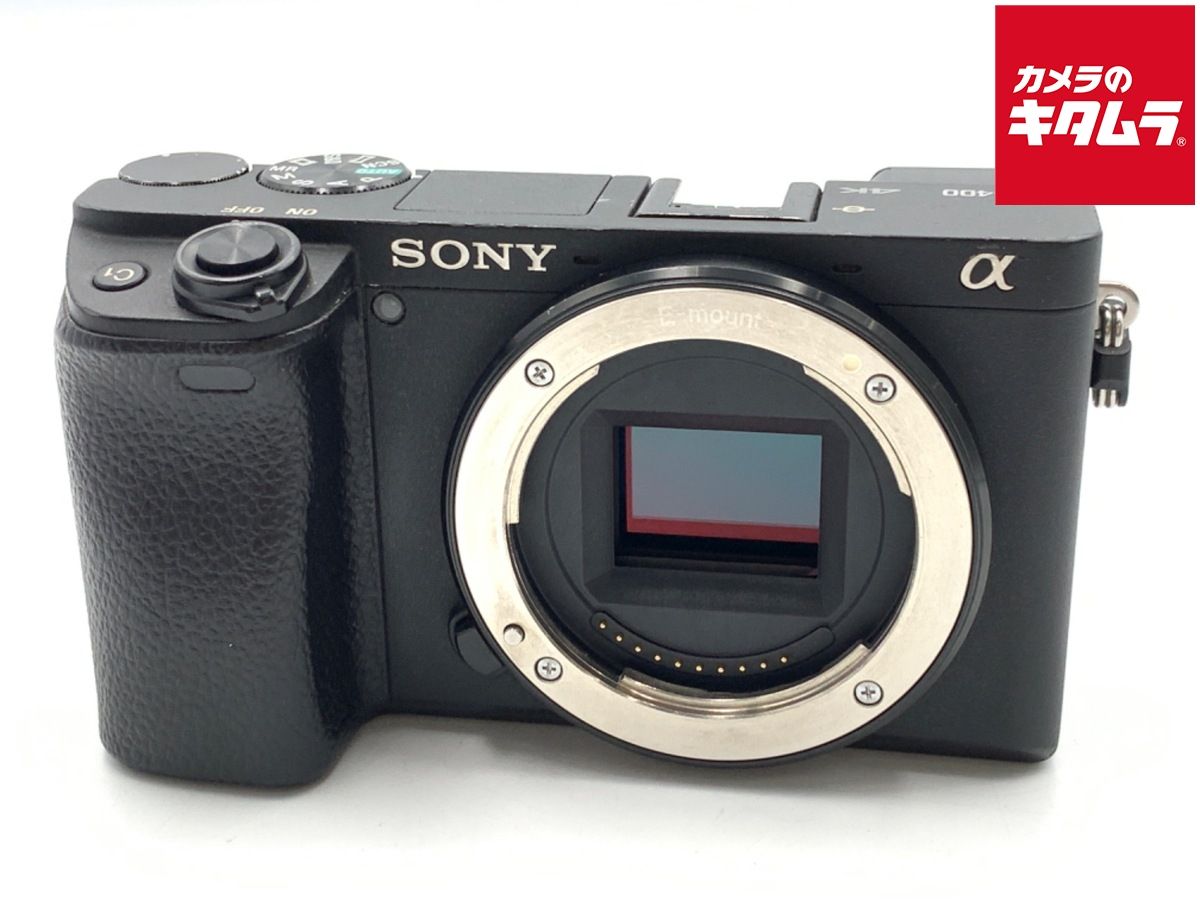 SONY α6400 ILCE-6400 (B) ボディ ブラック ミラーレス一眼カメラ ソニー SONY(ソニー) APS-C ミラーレス一眼カメラ α6400 ボディ(レンズなし