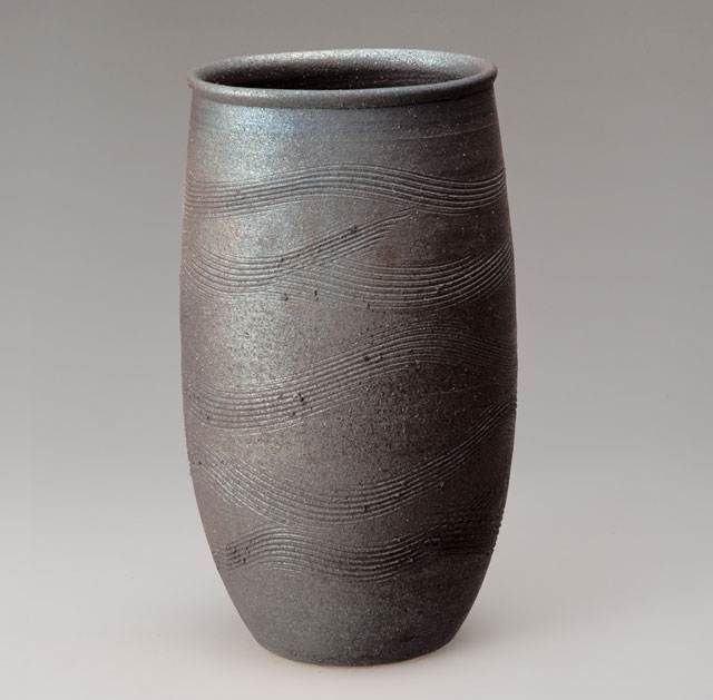手びねり陶 大花器・オブジェ 花瓶 大きい