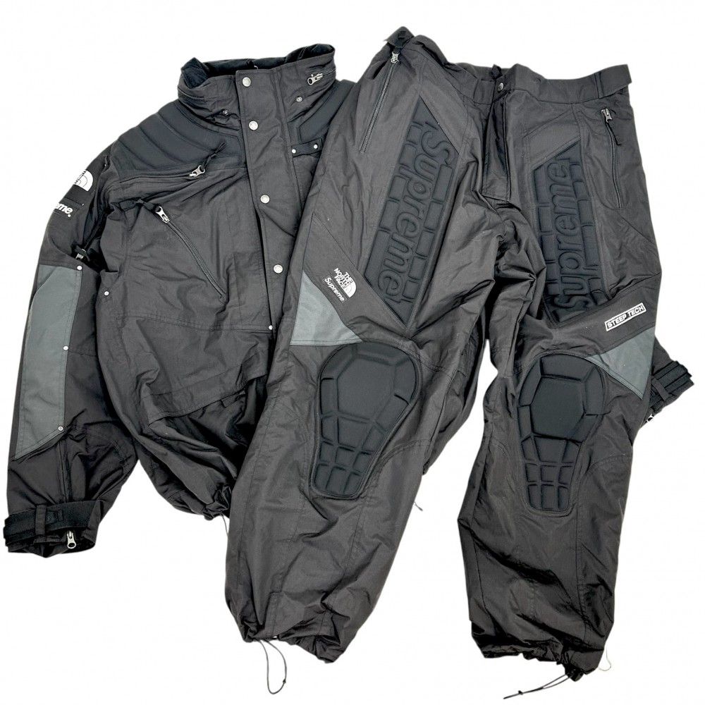 supremeナイロンジャケット　セットアップ supreme ノースフェイス ナイロンセットアップ