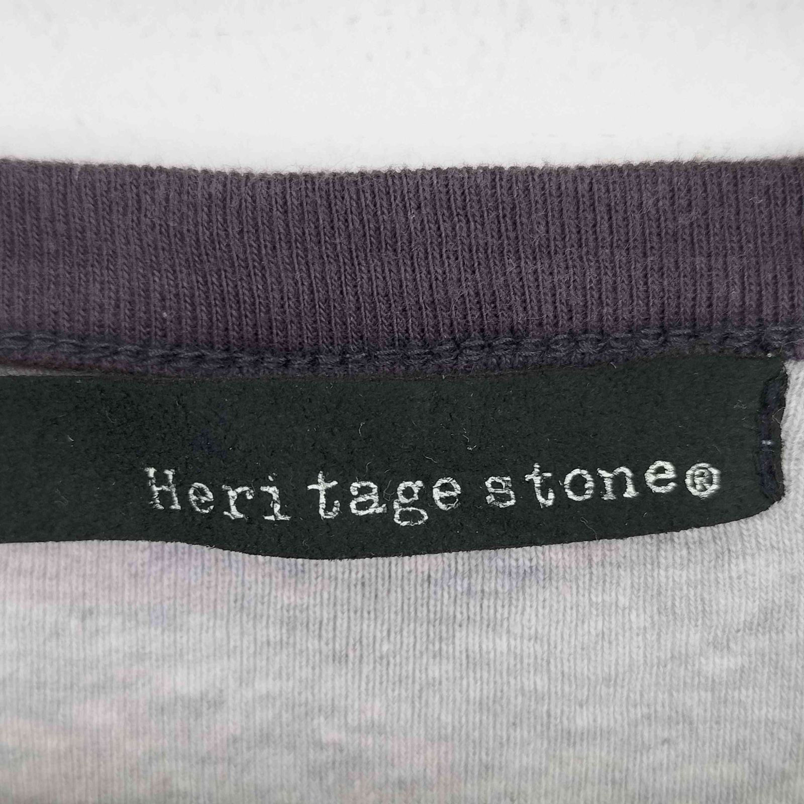 ユーズドフルギ USED古着 HERI TAGE STONE 両面プリント L/S