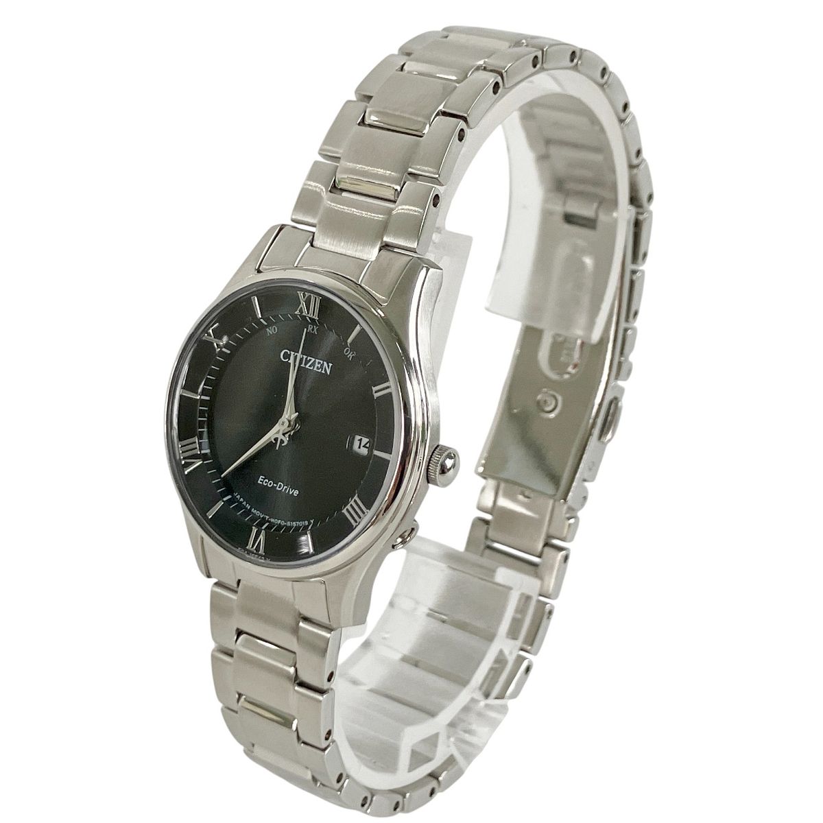 CITIZEN シチズン エコドライブ H0F0-S114152 ソーラー レディース 腕時計 良好 Y10109729