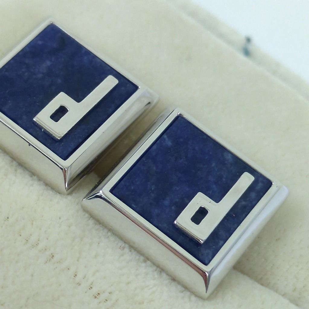 ダンヒル dunhill カフリンクス ネイビー カフス dロゴ dunhill