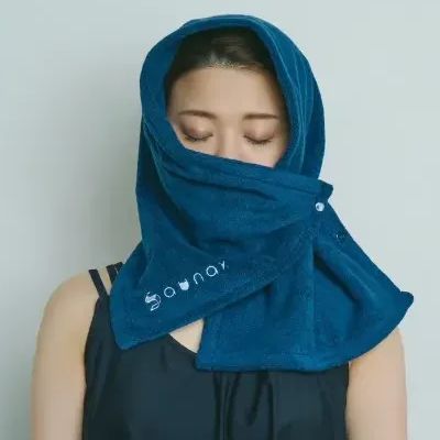 サウナハットタオル ネイビー