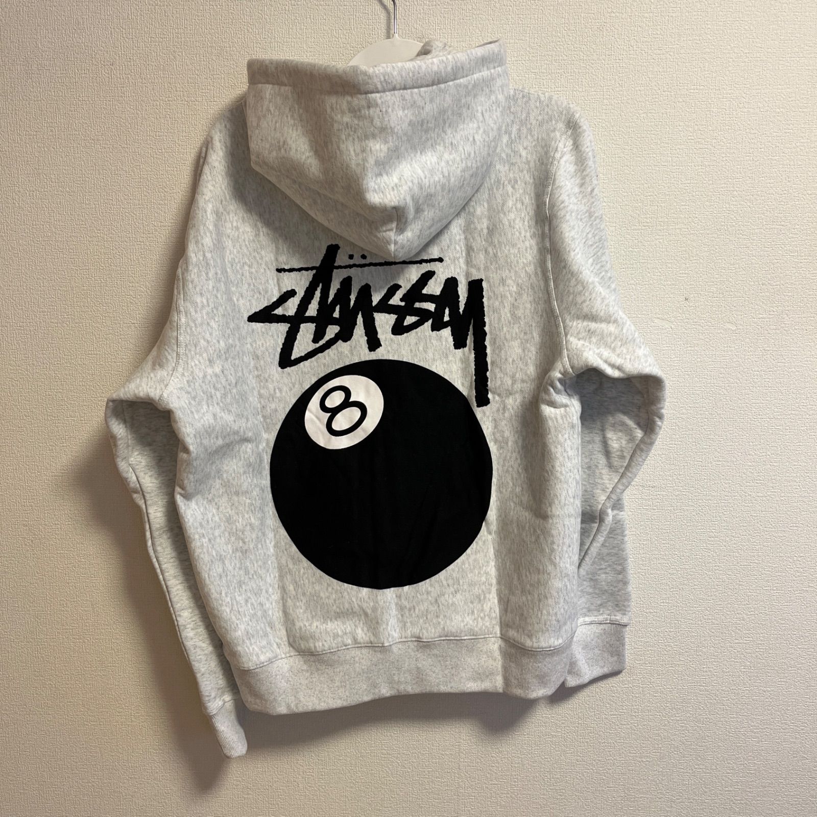 STUSSY ステューシー 8ボール パーカー グレー - メルカリ