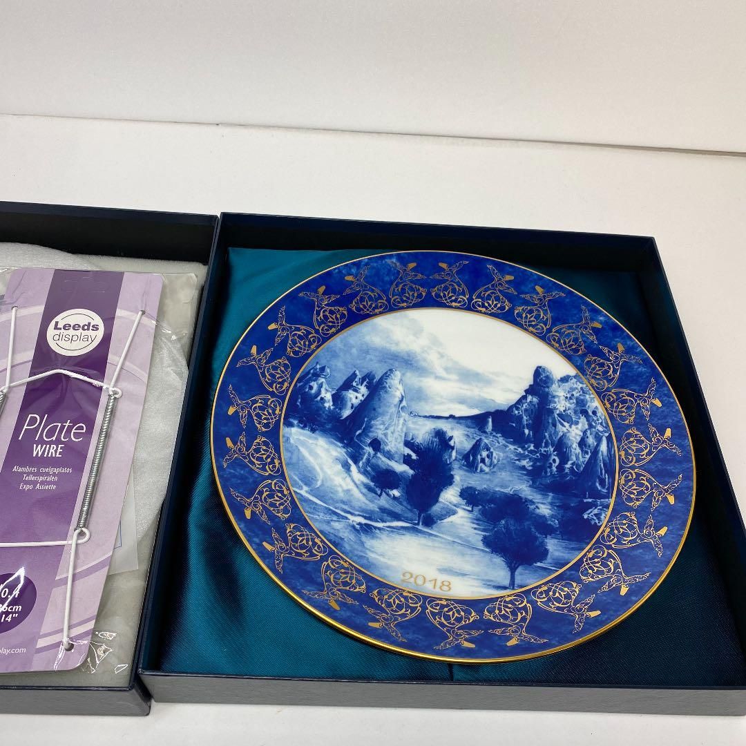 ☆洋3マイセン　イヤープレート2018　トルコ　カッパドキア トヒカ　幅約27㎝ ☆洋3マイセン イヤープレート2018 トルコ カッパドキア トヒカ 幅約27