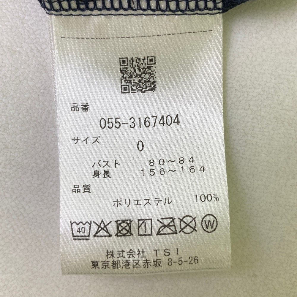 サイズ：0 PEARLY GATES パーリーゲイツ ノースリーブシャツ ネイビー